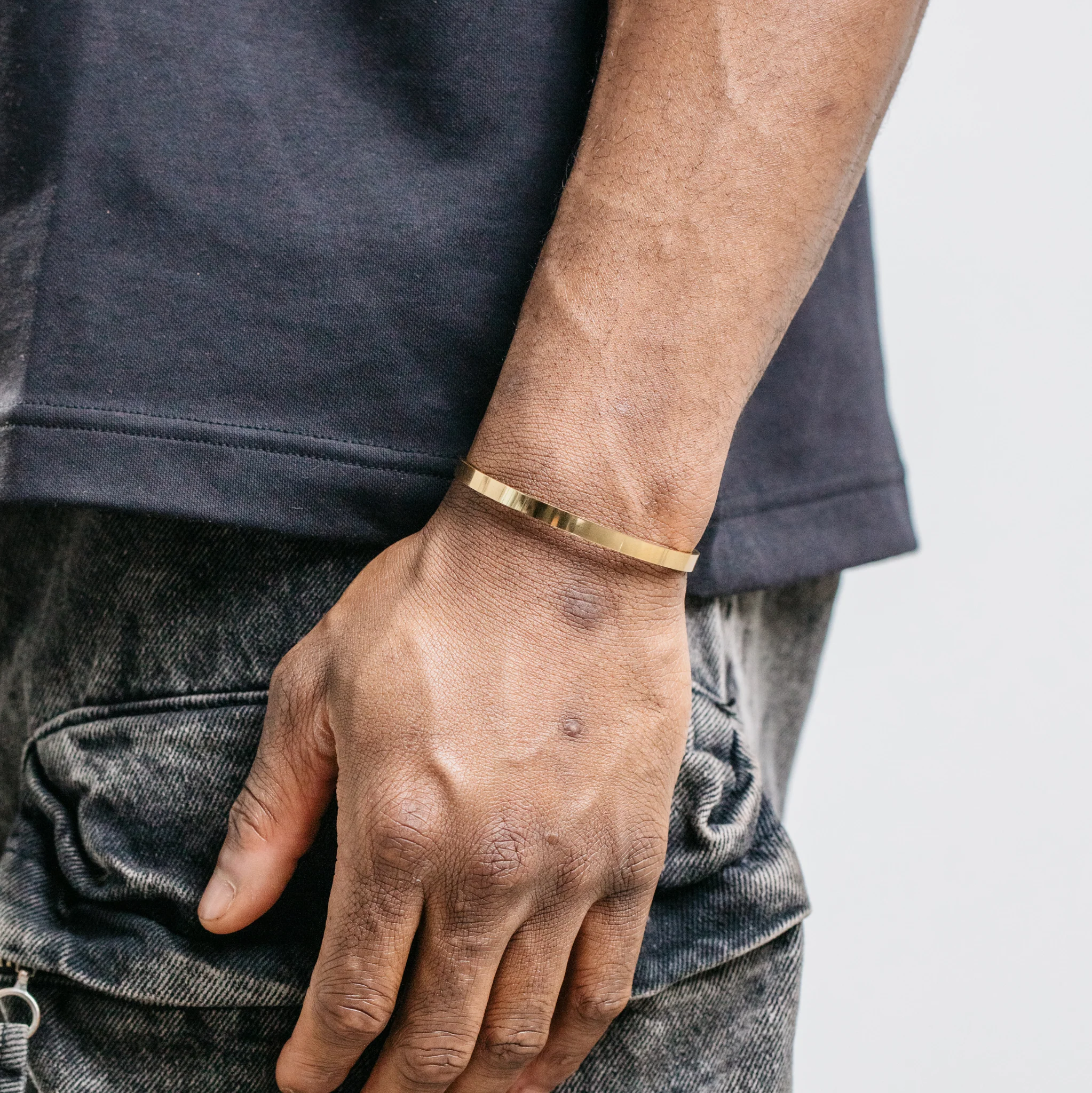 5mm Classic Cuff - Gold - Image 7