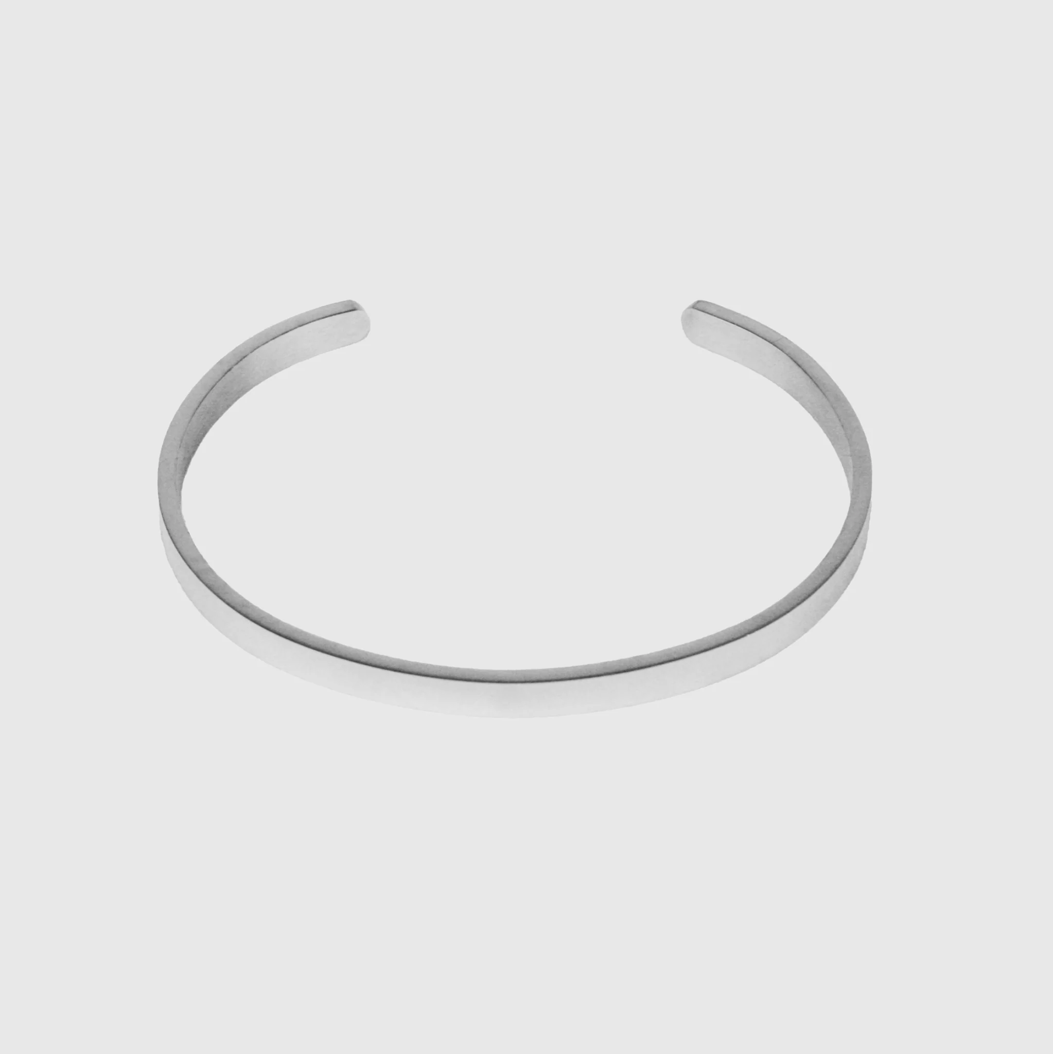 5mm Classic Cuff - Silver - Image 2