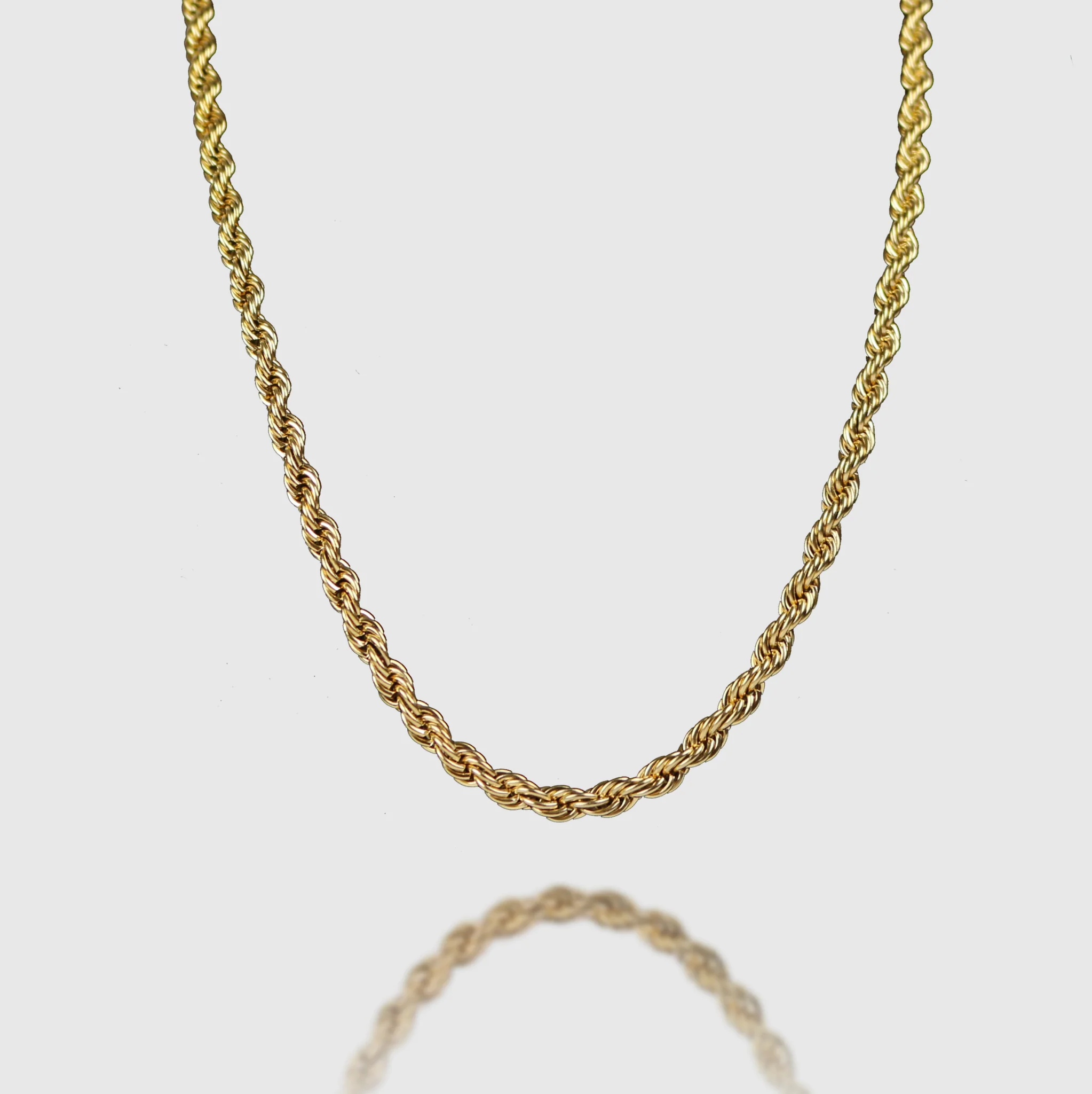5mm Rope Chain - Gold - Image 2