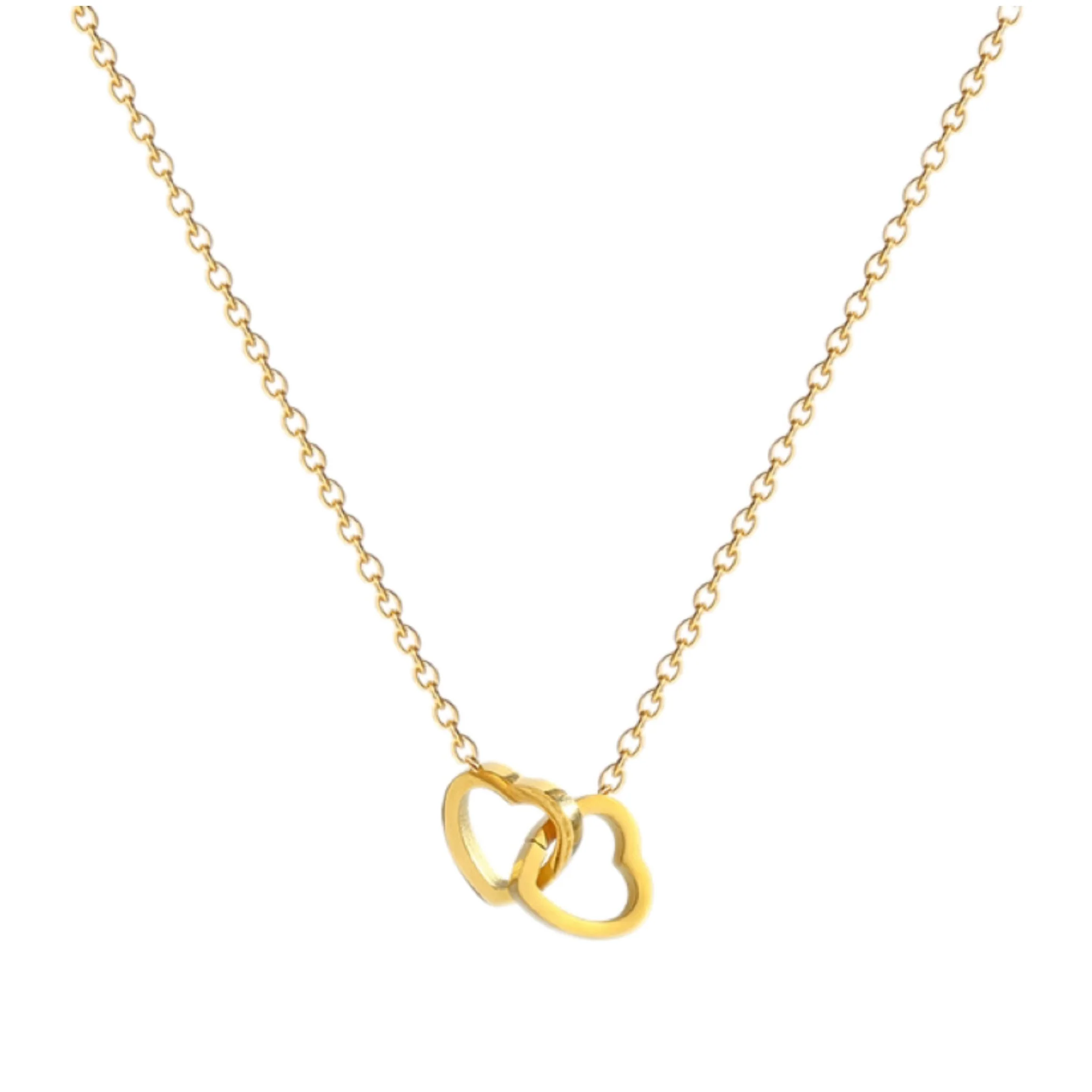 HEART NECKLACE - GOLD - Image 2