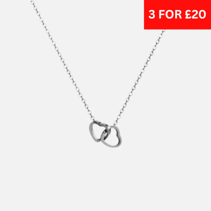 HEART NECKLACE - SILVER