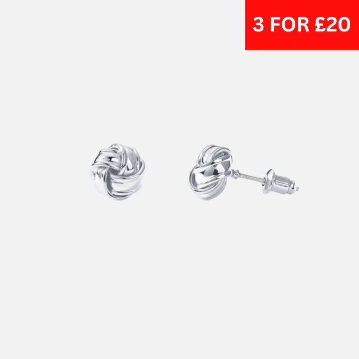 Korean Style Earrings - Silver