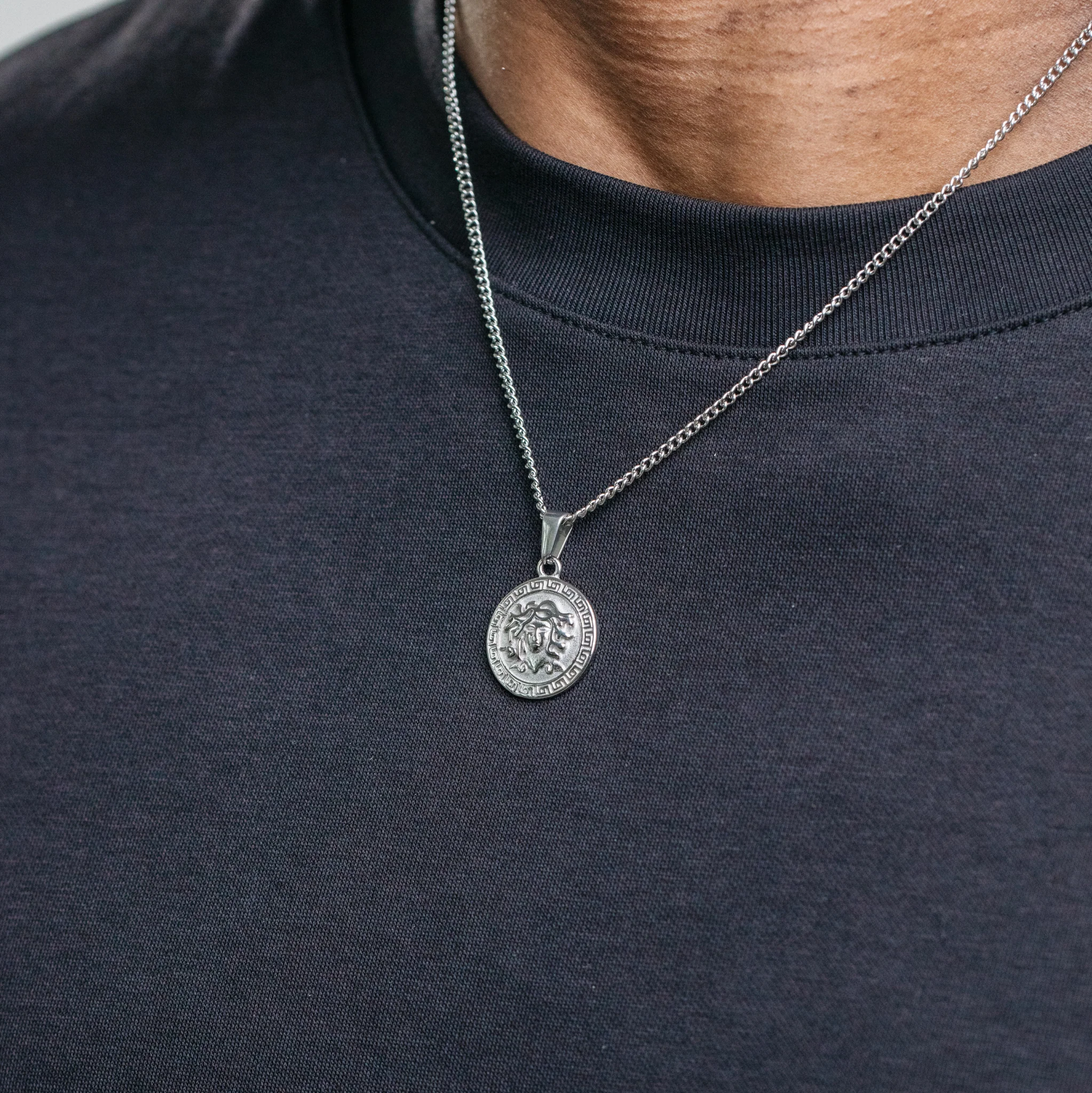 Medusa Pendant - Silver - Image 4