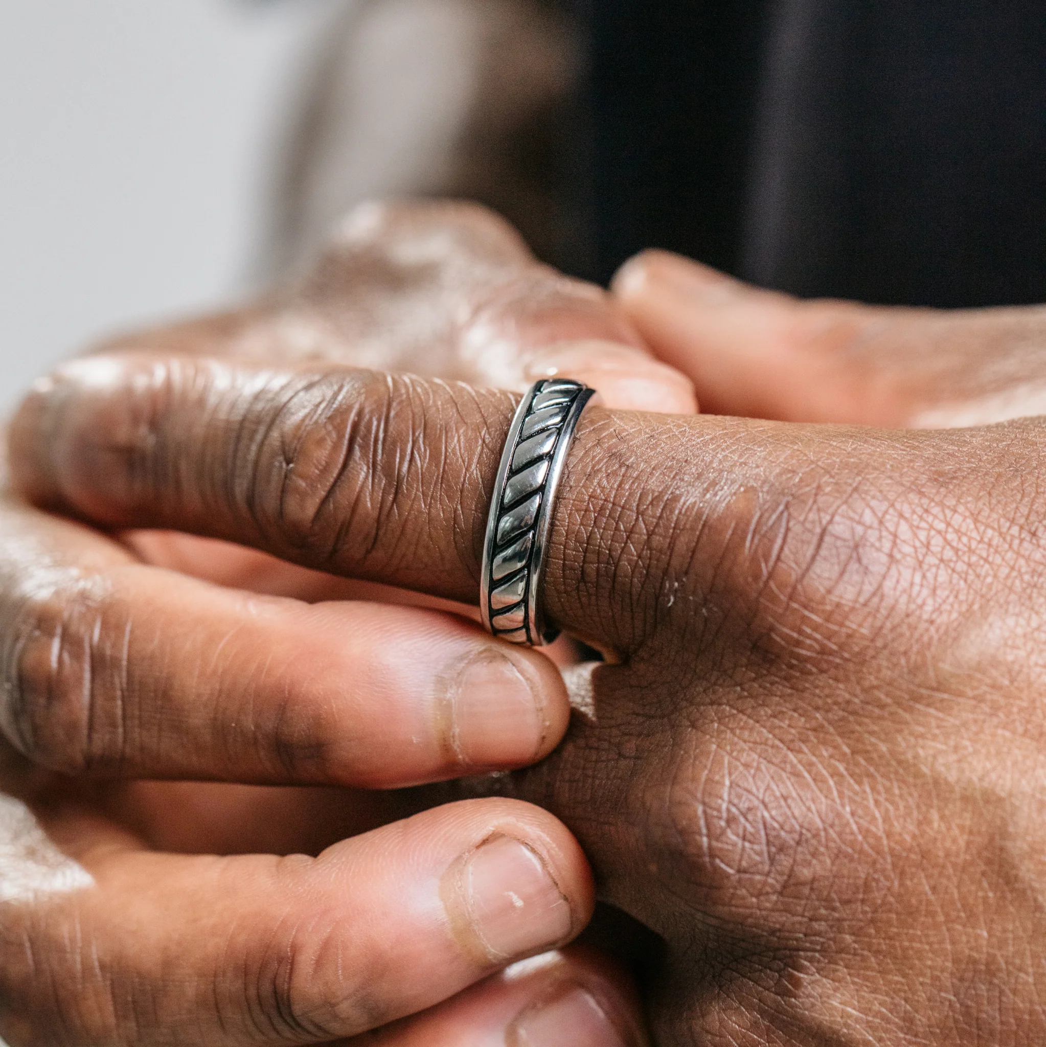 Rope Ring - Silver (S) - Image 2