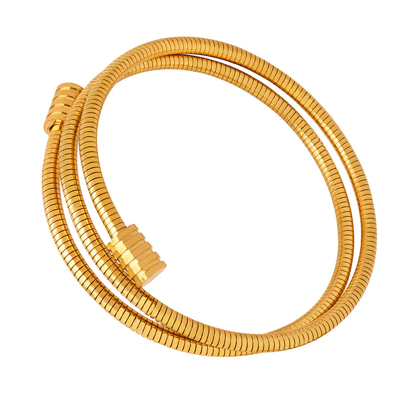 TWISTER BANGLE - GOLD - Image 2